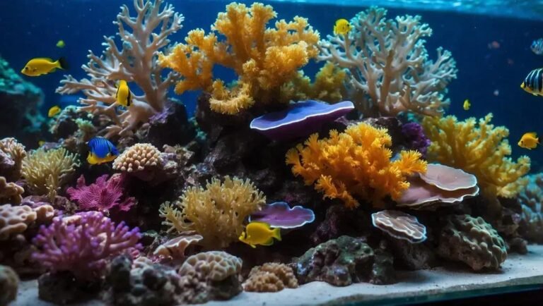 Alimentação de corais LPS em tanques marinhos de médio porte com suplementação