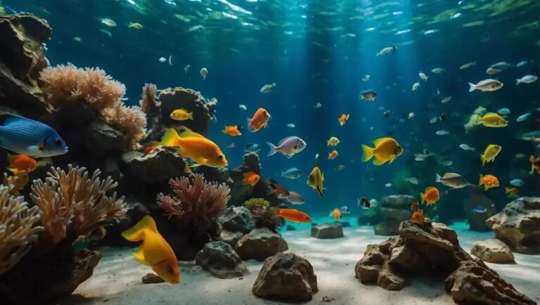 Alimentação para peixes de fundo em aquários comunitários com cascudos e coridoras
