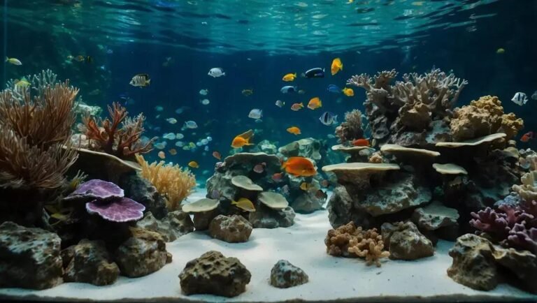 Aquários de rochas vivas para criação de microfauna benéfica em sistemas marinhos