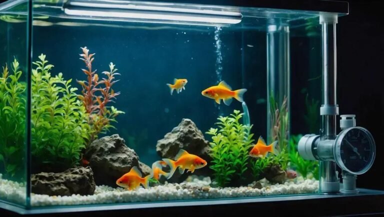 Cuidados com parâmetros da água em aquários de kinguios com filtros canister