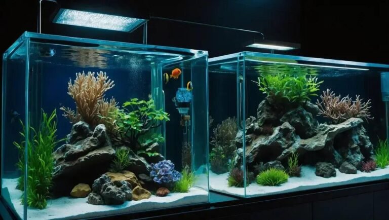 Filtro canister vs. sump para aquários grandes com peixes de grande porte
