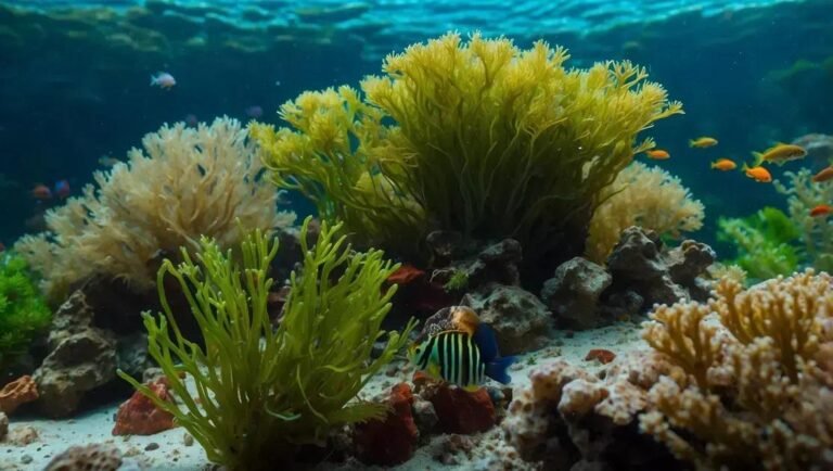 Aquários marinhos para blennies e gobies com refúgio de algas chaetomorpha