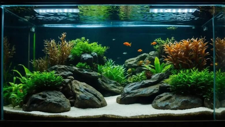 Checklist completo de montagem para aquários de água doce de 60 litros com tampa