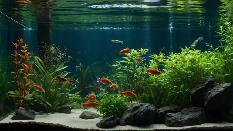 Compatibilidade entre barbos tigre e plantas resistentes em aquários sem CO₂
