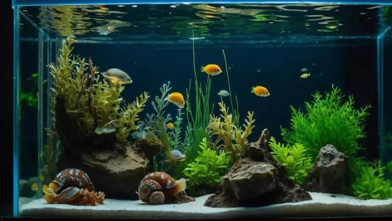 Controle de nitrito em aquários recém-montados com caramujos como fauna inicial