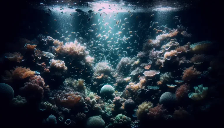 Alimentação target feeding para corais não fotossintéticos em aquários de baixa iluminação