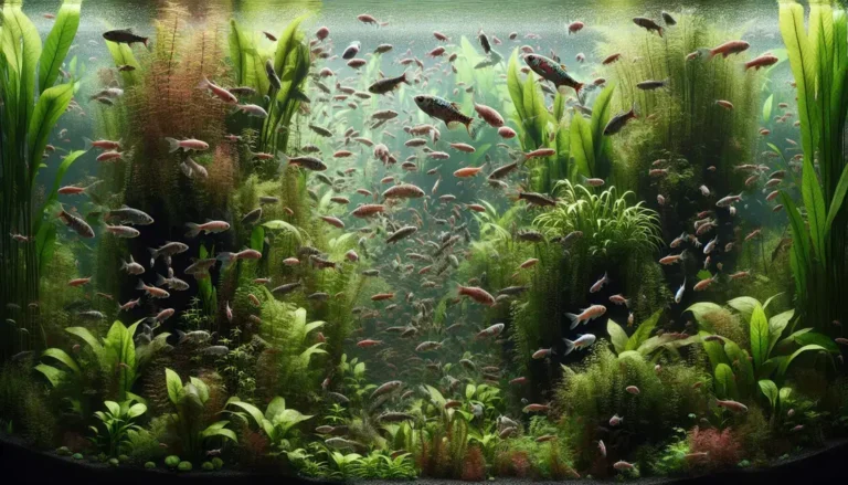 Compatibilidade de rasboras com plantas delicadas em aquários densamente plantados sem fertilização líquida