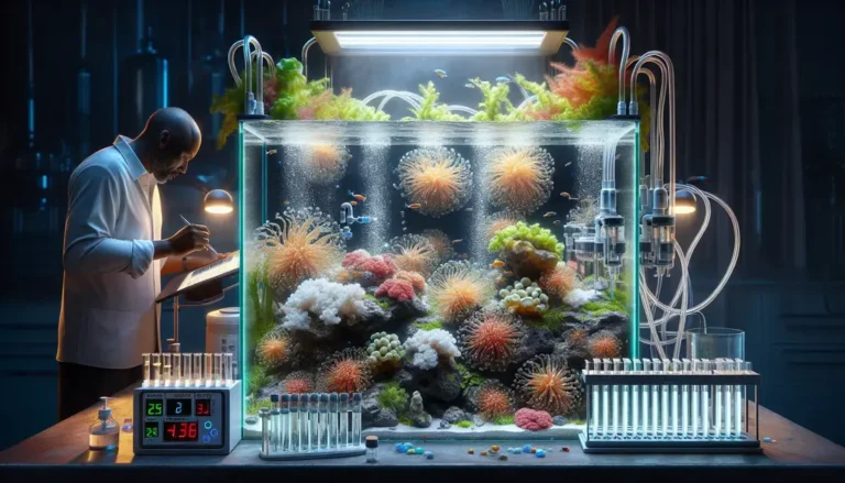 Controle de dinoflagelados em aquários marinhos maduros com UV e ajuste de nutrientes