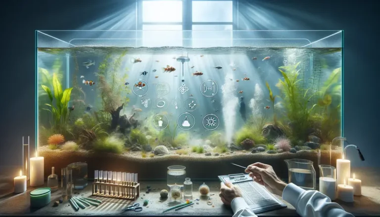 Diagnóstico de água turva persistente em aquários maduros com filtragem biológica estável