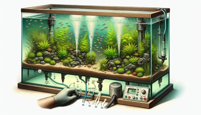 Identificação de zonas mortas de circulação em aquários plantados densos e como corrigir