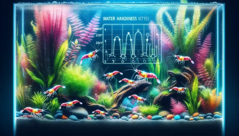 Manejo de dureza da água para camarões caridina em aquários plantados com substrato ativo