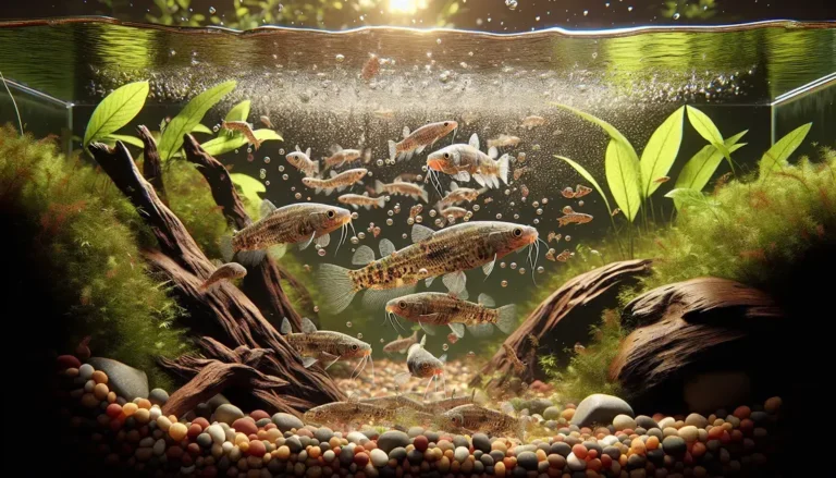 Reprodução de coridoras sterbai em aquários específicos com simulação de chuva artificial