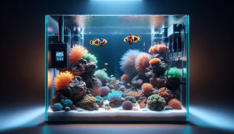 Aquários marinhos nano para ocellaris com rochas vivas e estabilidade térmica rigorosa