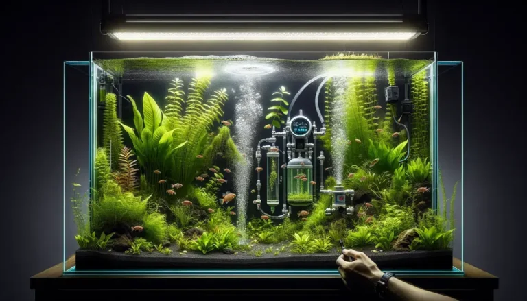 Aquários plantados high tech com injeção de CO2 pressurizado e crescimento acelerado de plantas exigentes