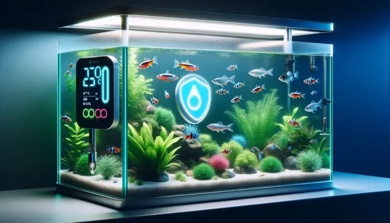 Controle de temperatura em aquários tropicais com uso de termostatos e prevenção de variações bruscas